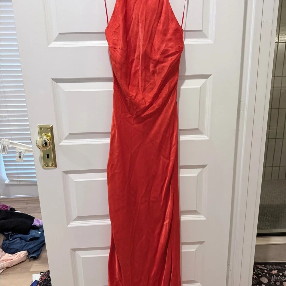 NWT Bardot Mila Cowl Slip Dress in Fire Red - Picture 6 of 8